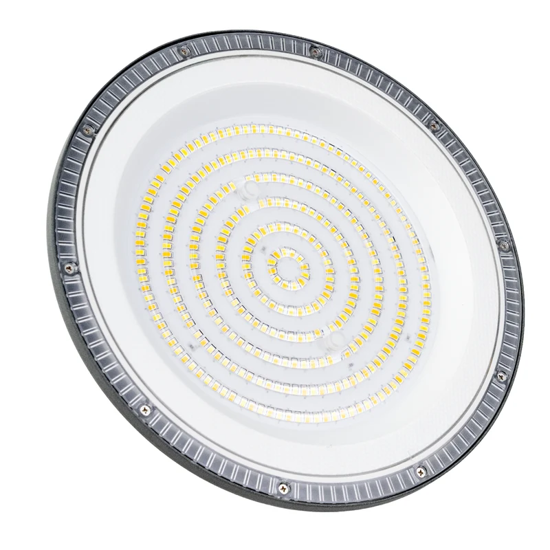 LED-HighBay, UFO, grau, 200 W, 20000 lm, CCT 3000-6500 K (warm-, neutral-, kaltweiß), IP65