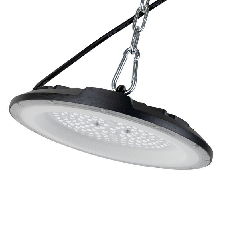 5er Pack LED-HighBay, UFO, 100 W, 10000 lm, 3CCT 3000-6500 K (warm-, neutral-, kaltweiß), IP65, EPISTAR