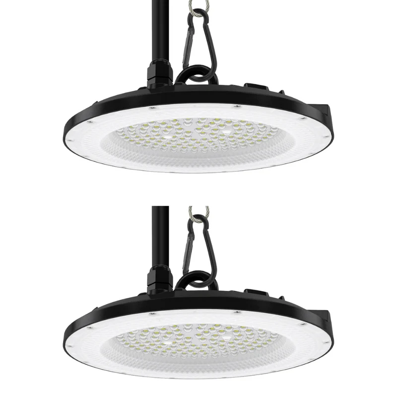2er Pack LED-HighBay, UFO, 100 W, 10000 lm, 3CCT 3000-6500 K (warm-, neutral-, kaltweiß), IP65, EPISTAR