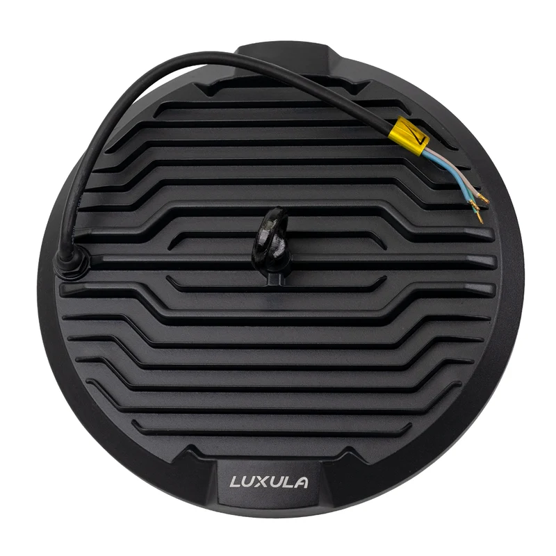 10er Pack LED-HighBay, UFO, schwarz, 150 W, 15000 lm, 5000 K (neutralweiß), IP65