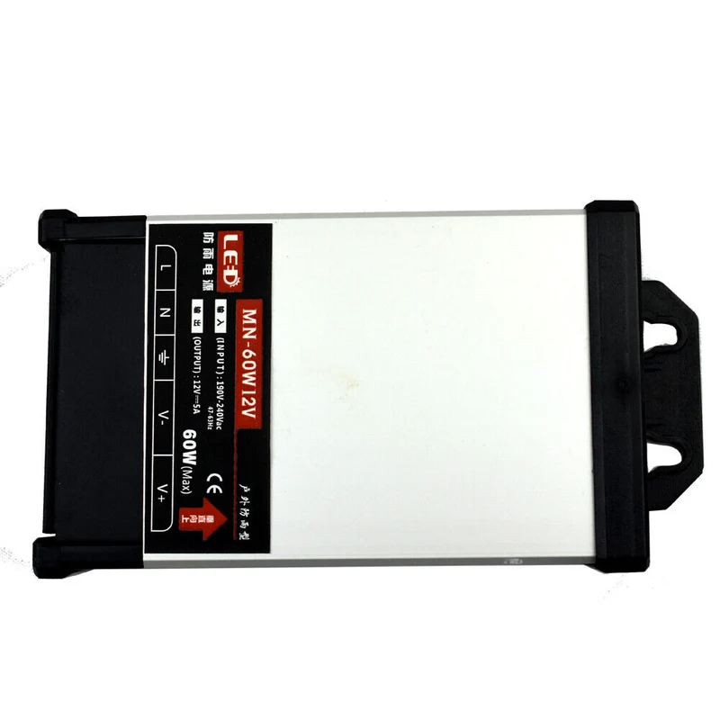 12V LED Netzteil IP45 – regenfester Aluminiumtrafo ~2566