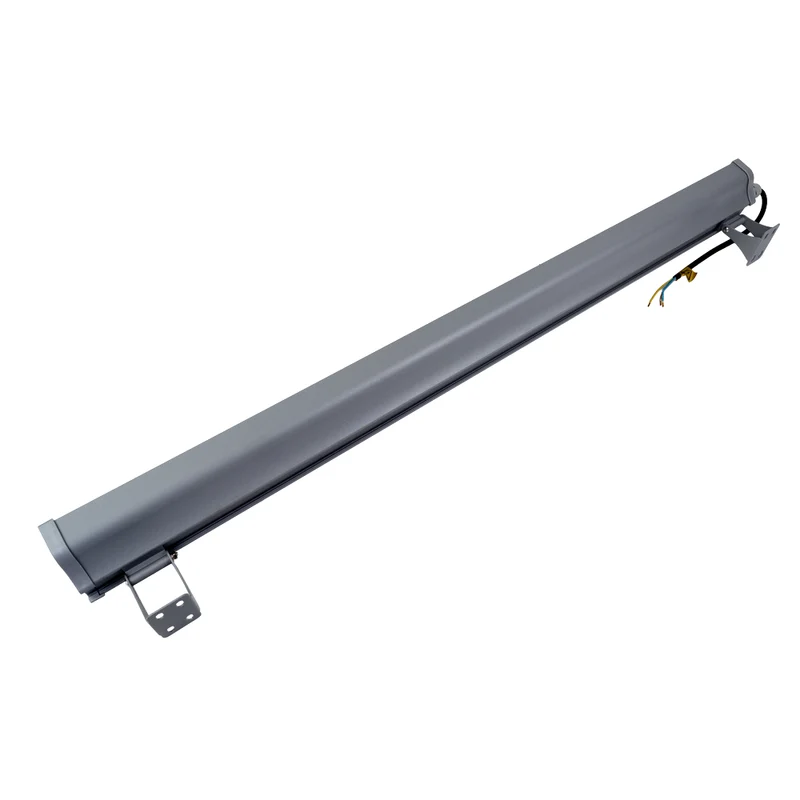 2er Pack LED-Hallenleuchte, linear, 150 W, 18700 lm, 5000 K (neutralweiß), IP65, grau