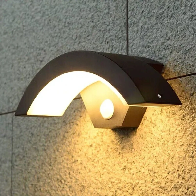 18W LED Außenleuchte mit Bewegungsmelder Wandleuchte~2565