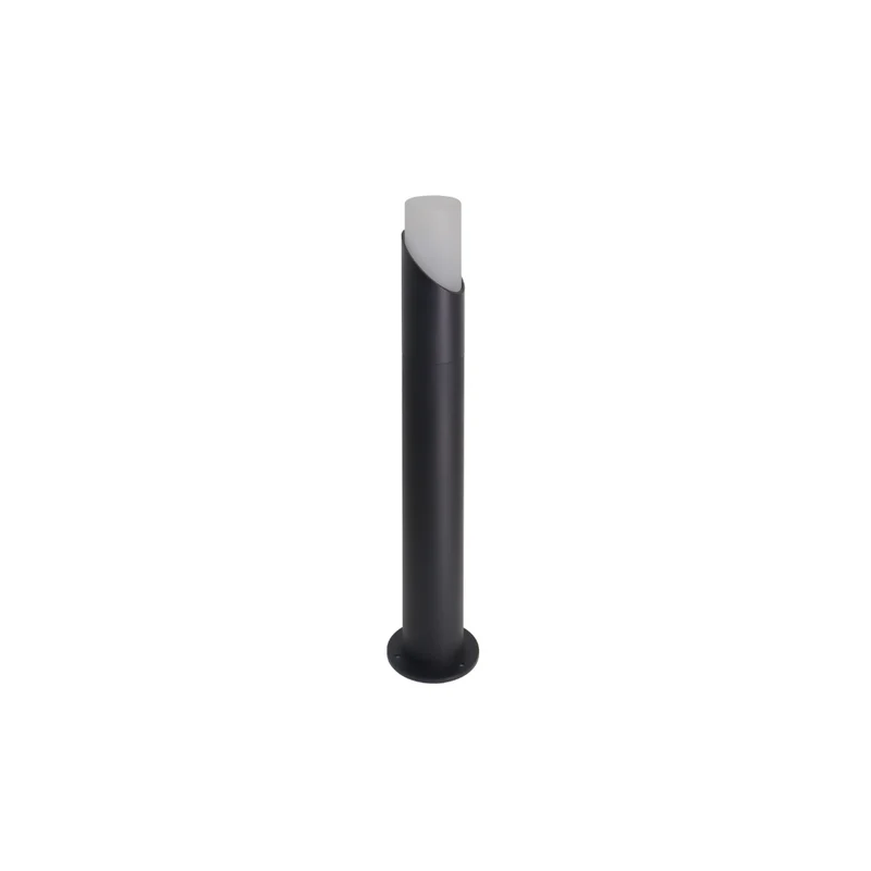 Moderne Wegeleuchte, schwarz, GU10 Fassung, IP54, Aluminium, mit Erdspieß, Höhe 52 cm
