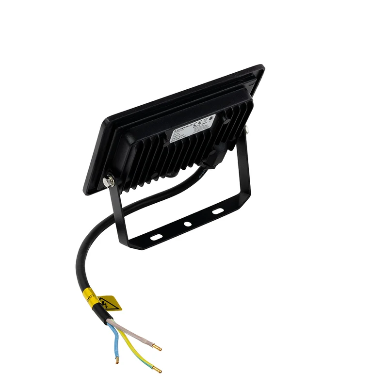 2er Pack LED-Fluter, 20 W, 4000 K (neutralweiß), 2000 lm, schwarz, IP65