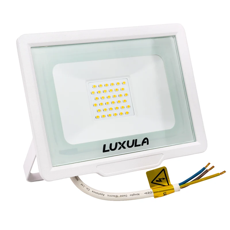 2er Pack LED-Fluter, 30 W, 4000 K (neutralweiß), 3000 lm, weiß, IP65