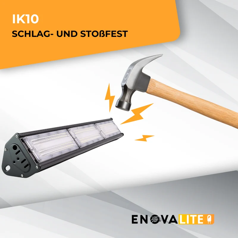 4er Pack LED HighBay Linear, 150 W, 18000 lm, 5000 K (neutralweiß)