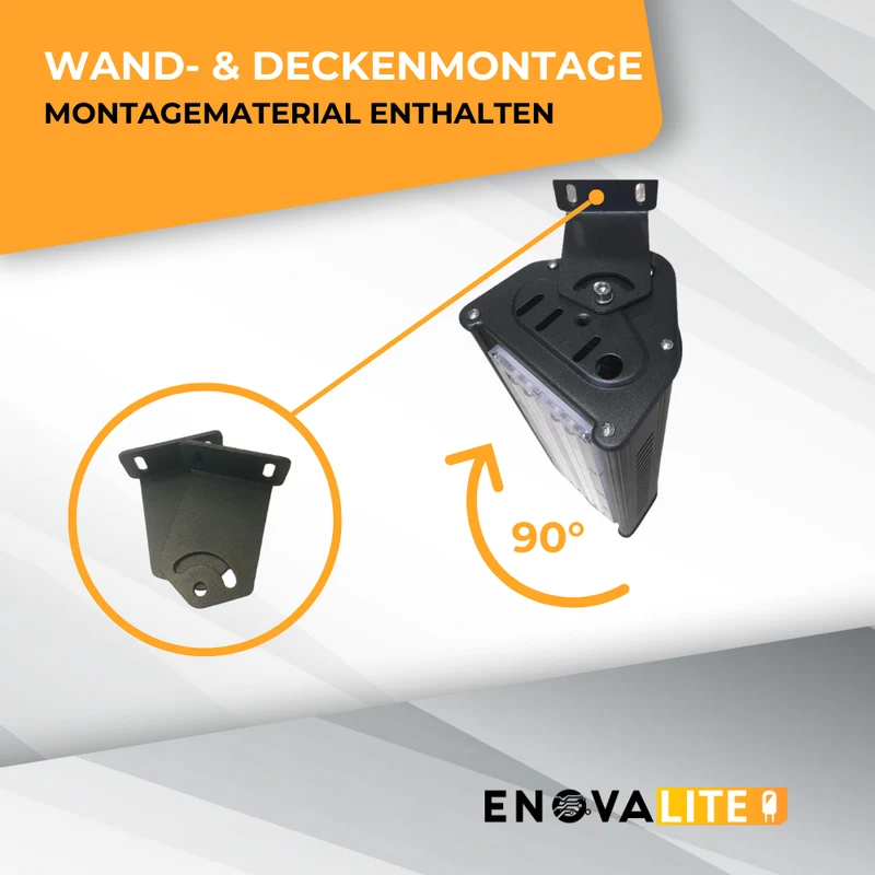 4er Pack LED HighBay Linear, 150 W, 18000 lm, 5000 K (neutralweiß)