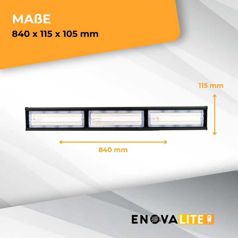 4er Pack LED HighBay Linear, 150 W, 18000 lm, 5000 K (neutralweiß)