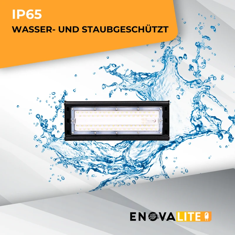 2er Pack LED HighBay Linear, 50 W, 6000 lm, 5000 K, IP65
