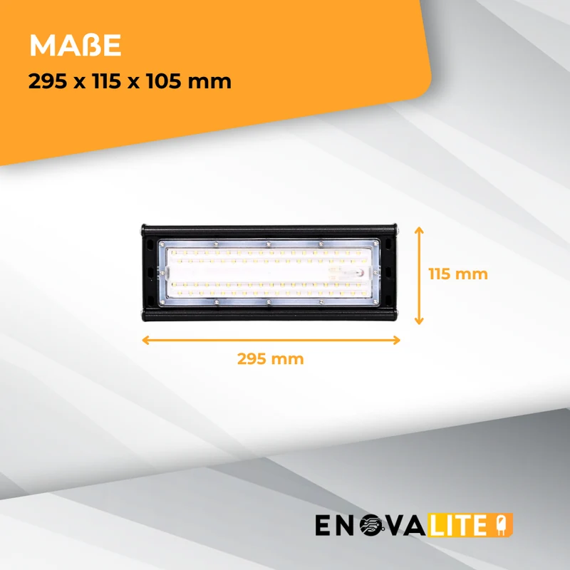 2er Pack LED HighBay Linear, 50 W, 6000 lm, 5000 K, IP65