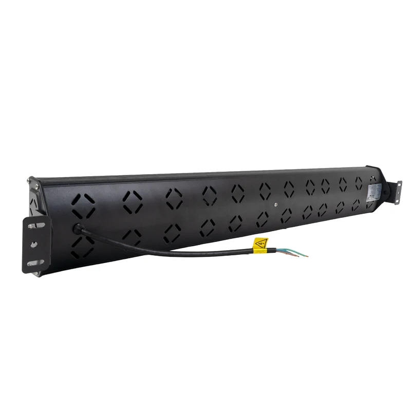 5er Pack LED-Hallenleuchte, linear, 200 W, 24000 lm, 5000 K (neutralweiß), IP65, EPISTAR LED, schwarz