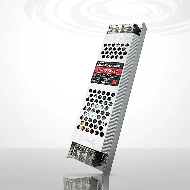 12V LED Trafo 100W 8,3A Konstantspannung – Slim Netzteil Treiber | IP20 ~1208