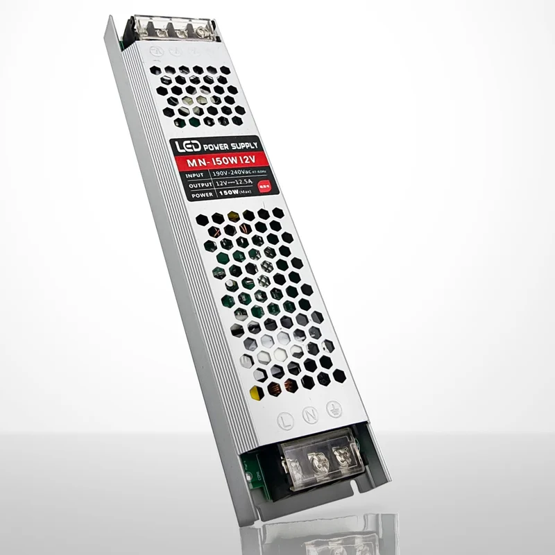 12V LED Trafo 150W 12,5A Konstantspannung – Slim Netzteil Treiber | IP20 ~1209