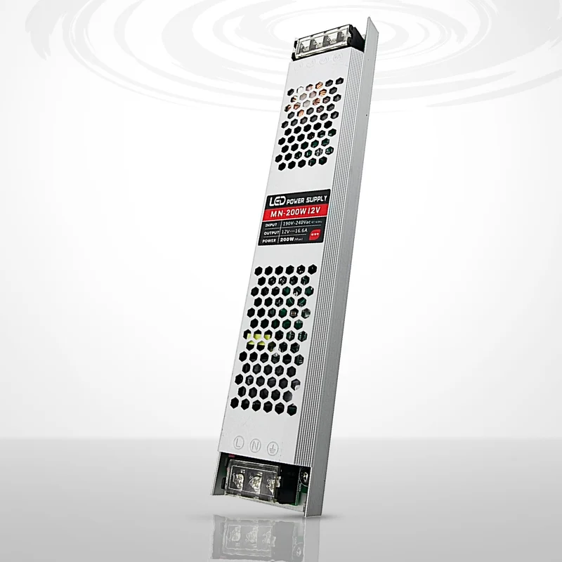 12V LED Trafo 200W 16,6A Konstantspannung – Slim Netzteil Treiber | IP20 ~1210
