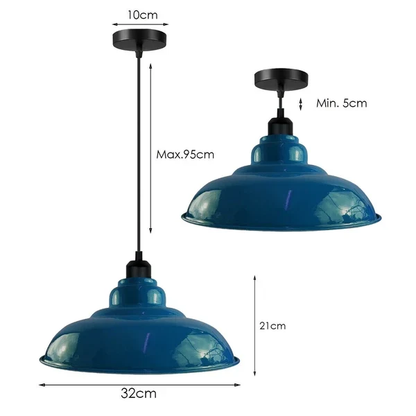 LED Hängelampe Home Deco Pendelleuchte Ø 32 cm | E27~2556