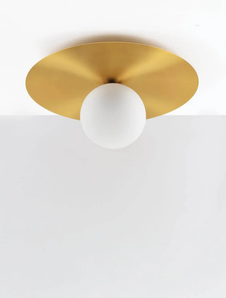 Indigo Deckenleuchte Gold, Weiß