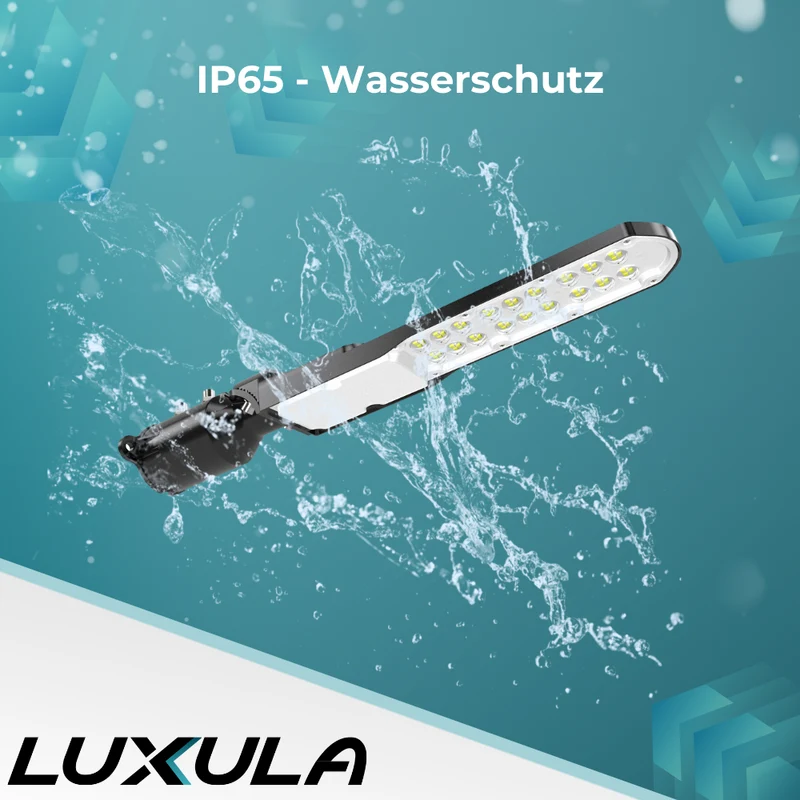 10er Pack LED Straßenleuchte, SLIM, 50 W, 6000 lm, 5000 K (neutralweiß), IP65, Wand- und Mastmontage