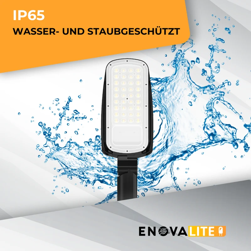 5er Pack LED-Straßenleuchte, 150 W, 21000 lm, 5000 K (neutralweiß), IP65
