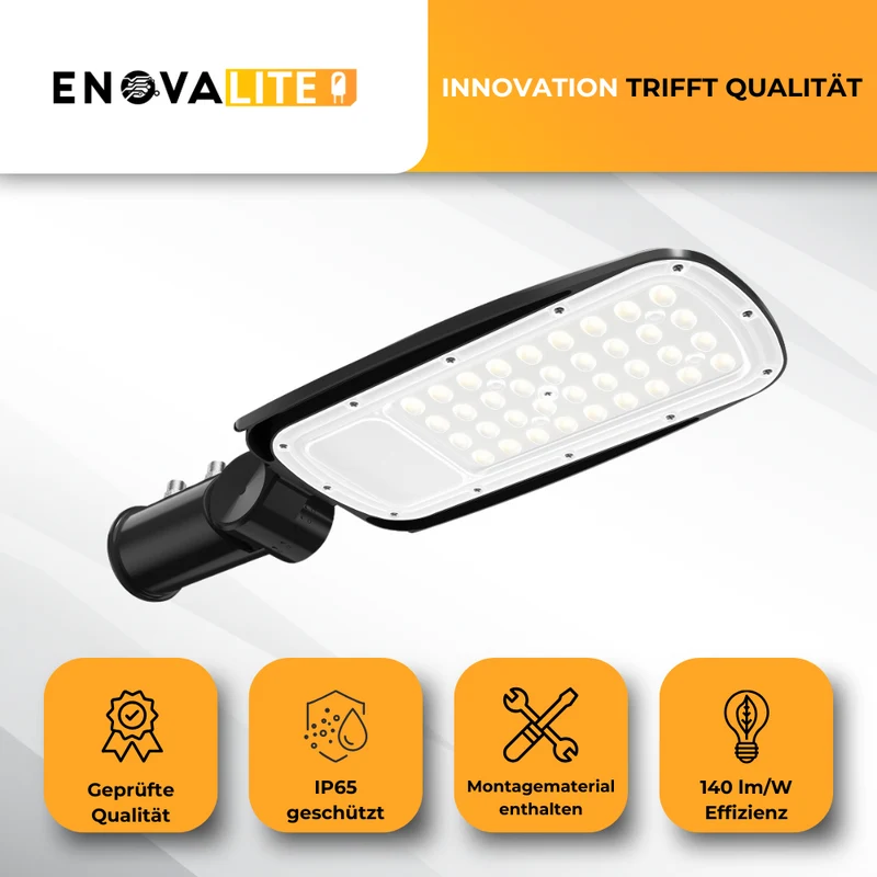 2er Pack LED-Straßenleuchte, 150 W, 21000 lm, 5000 K (neutralweiß), IP65