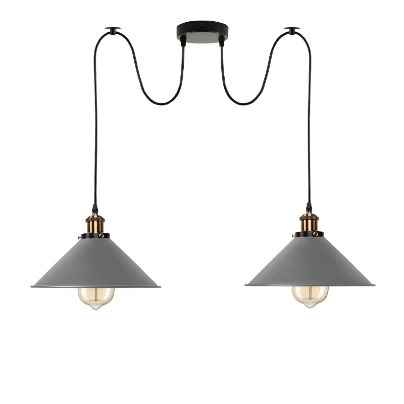 Klassische Spinnenlampe 50er Jahre Vintage-Stil Ø 22cm|E27~2239