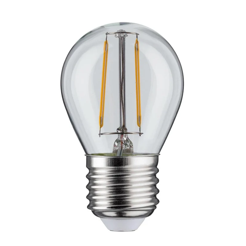E27 2,6W Leuchtmittel 5er Bündel LED Filament 2700K Tropfen Klar