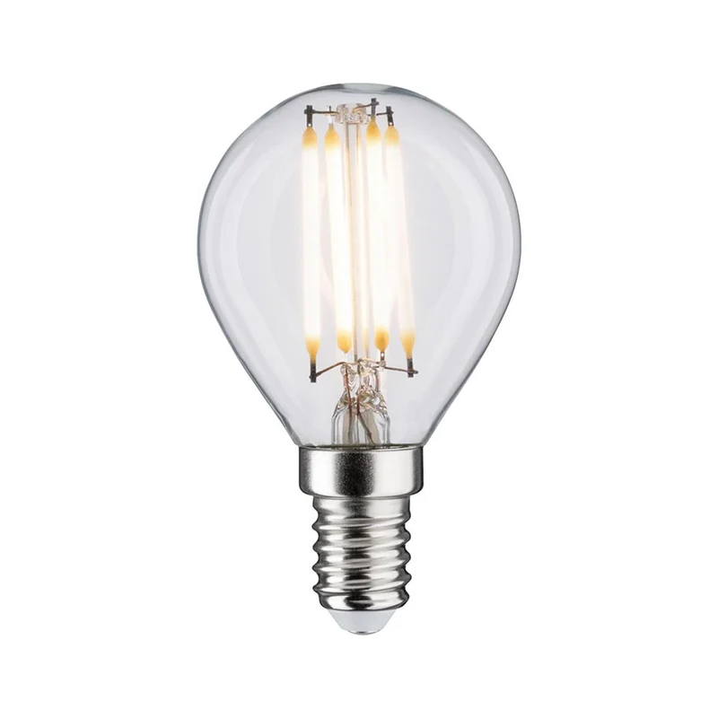E14 4,8W LED Filament 2700K Leuchtmittel 5er Bündel Tropfen
