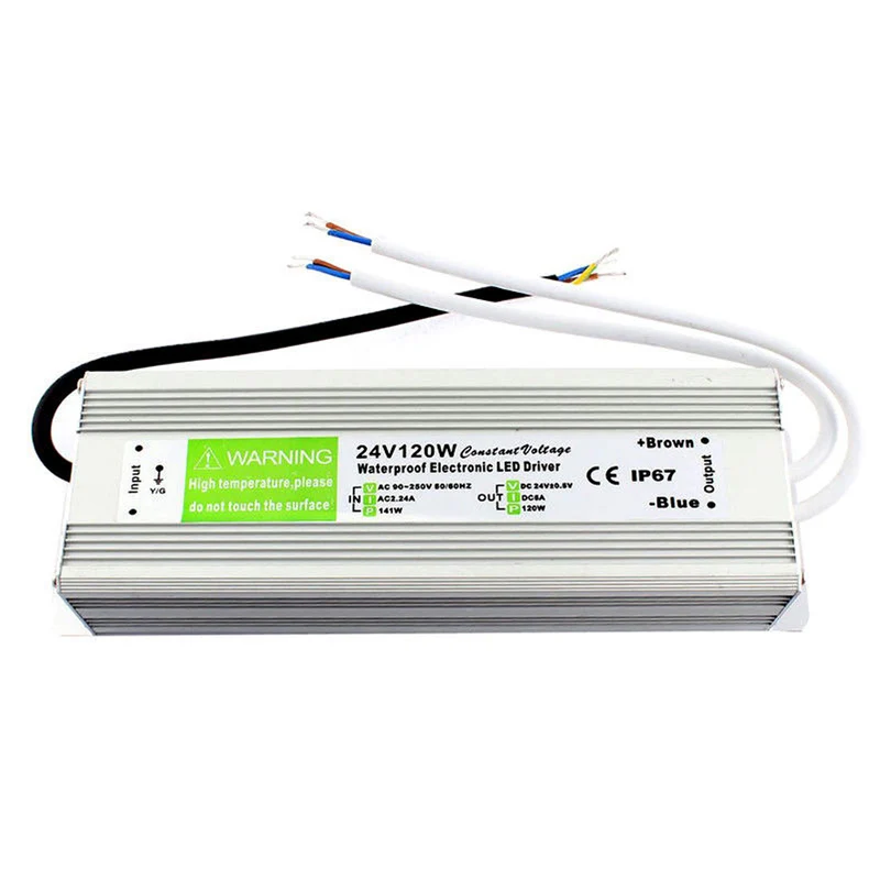 LED Netzteil Wasserdicht 24V DC 120W 5A IP67~2421