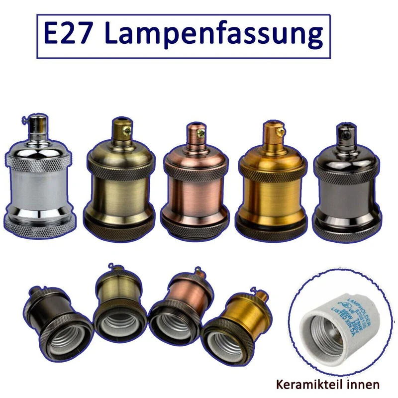 Vintage gluehbirne e27 fassung für lampe~2186