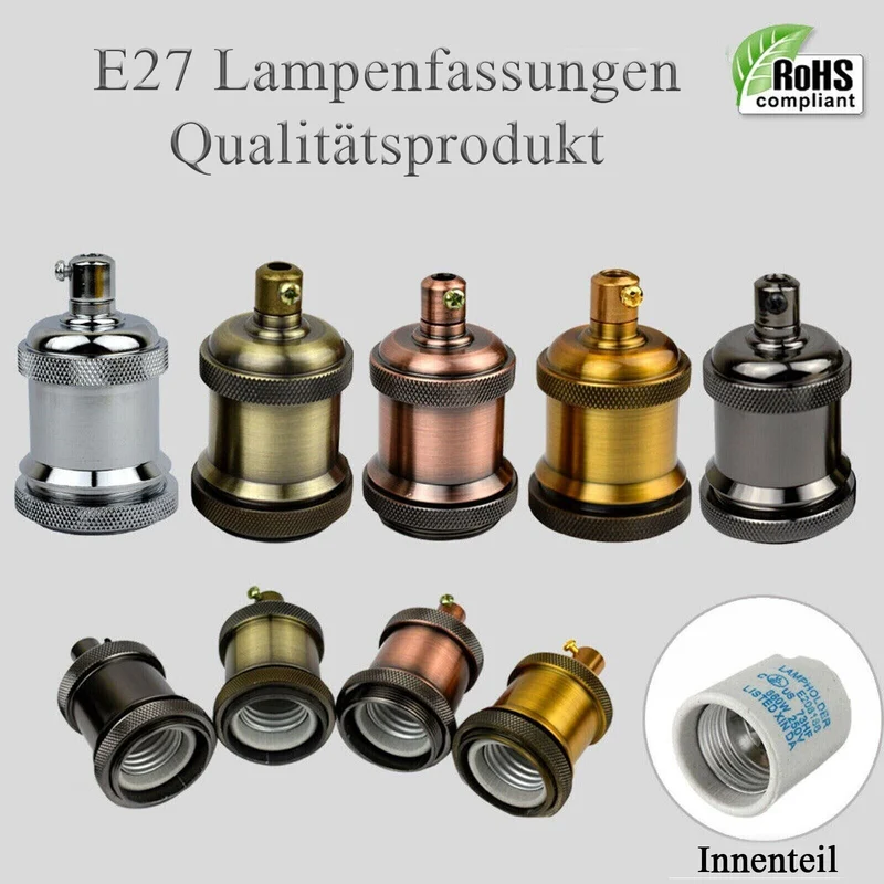 Vintage gluehbirne e27 fassung für lampe~2186