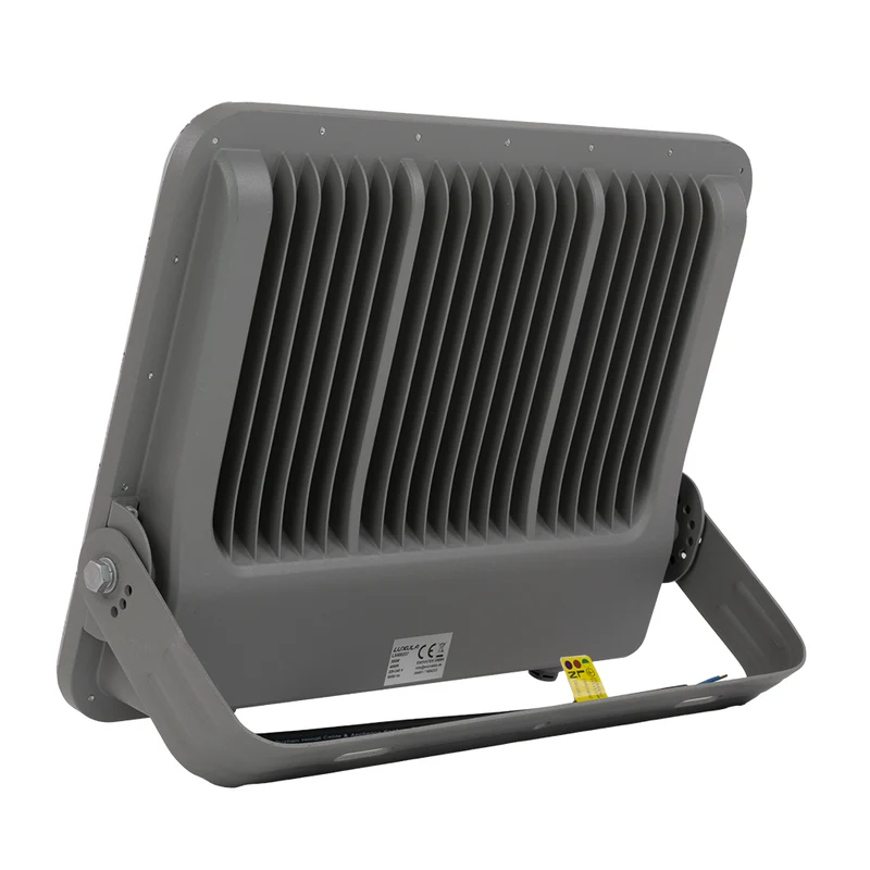 LED-Fluter, 300 W, 4000 K (neutralweiß), 37500 lm, grau, IP65