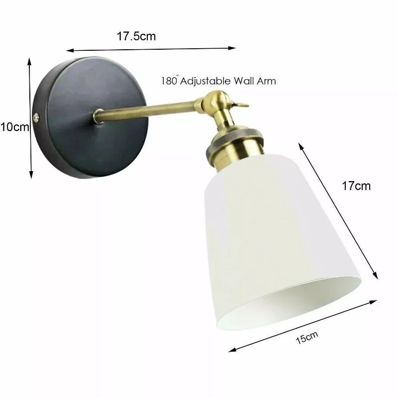 Wandleuchten weiß |E27 |Ø 15cm| Innenbereich~2409