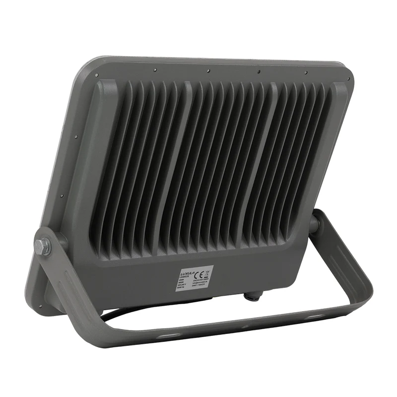 LED-Fluter, 200 W, 4000 K (neutralweiß), 26000 lm, grau, IP65