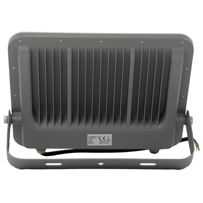 LED-Fluter, 150 W, 4000 K (neutralweiß), 18500 lm, grau, IP65