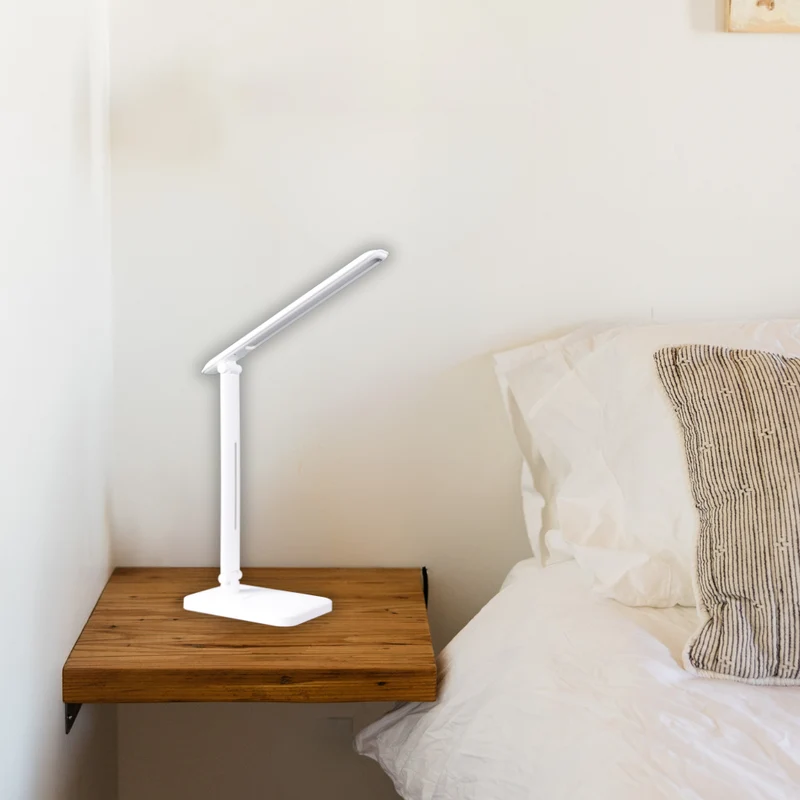 LED-Tischlampe, weiß, mit Dimm- und CCT-Funktion, 5 W Leistung