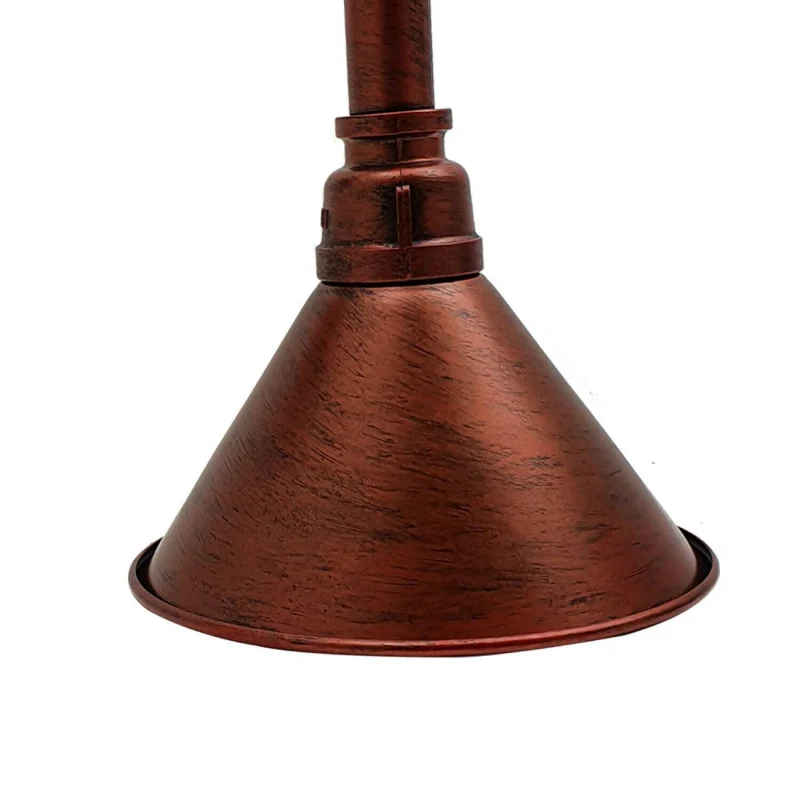 Rustikale Rot Rohrlampe Steampunk Wandleuchte~2318