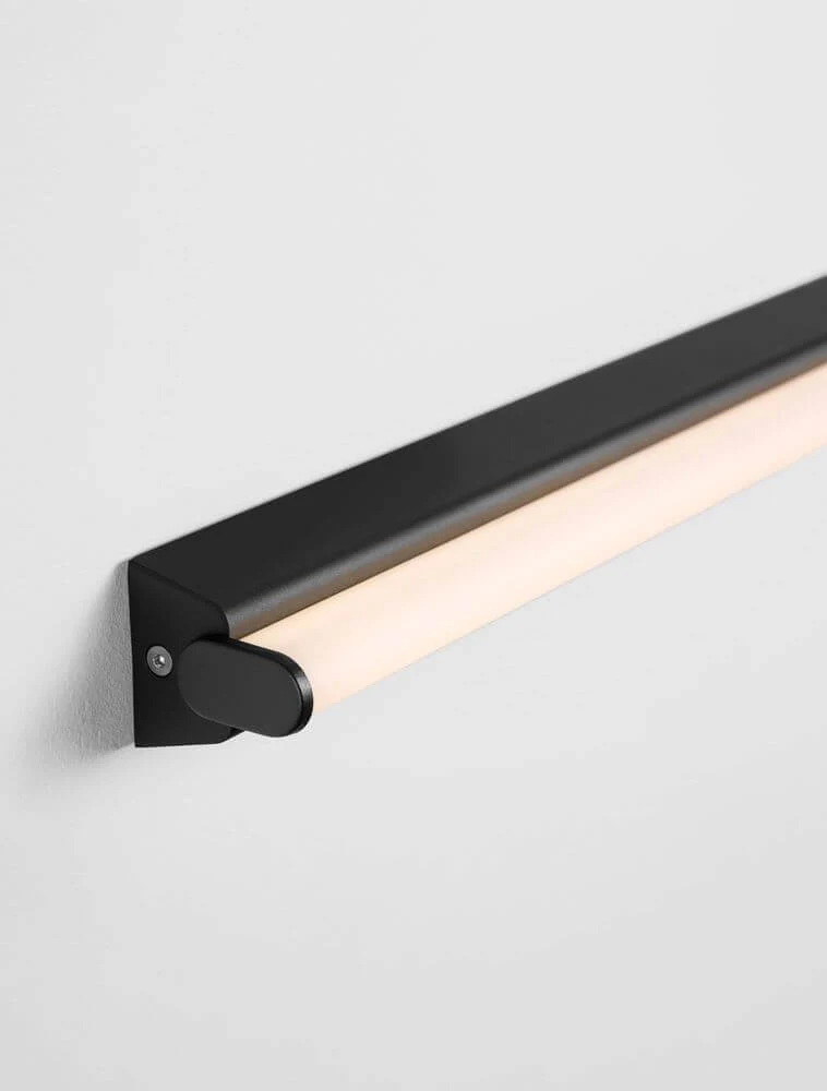 Endo LED Wandleuchte 3000K Schwarz IP44