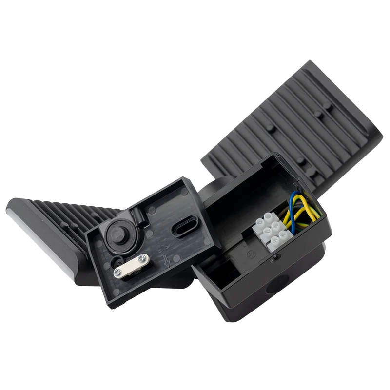 Schwenkbarer LED Fluter, 2-köpfig, 2x 15 W, 3200 lm, 4000 K (neutralweiß), IP54, flexibler Strahler, Aluminiumguss, Wandleuchte