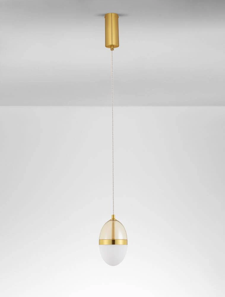 Egna Pendelleuchte Oval 3000K Gold