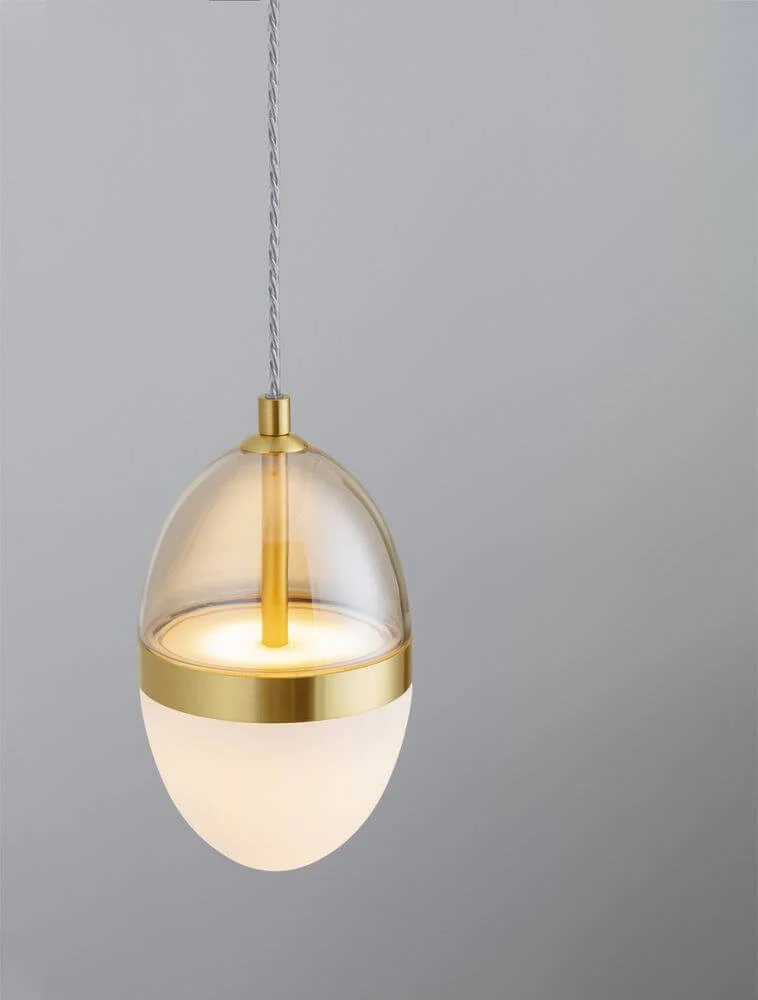 Egna Pendelleuchte Oval 3000K Gold