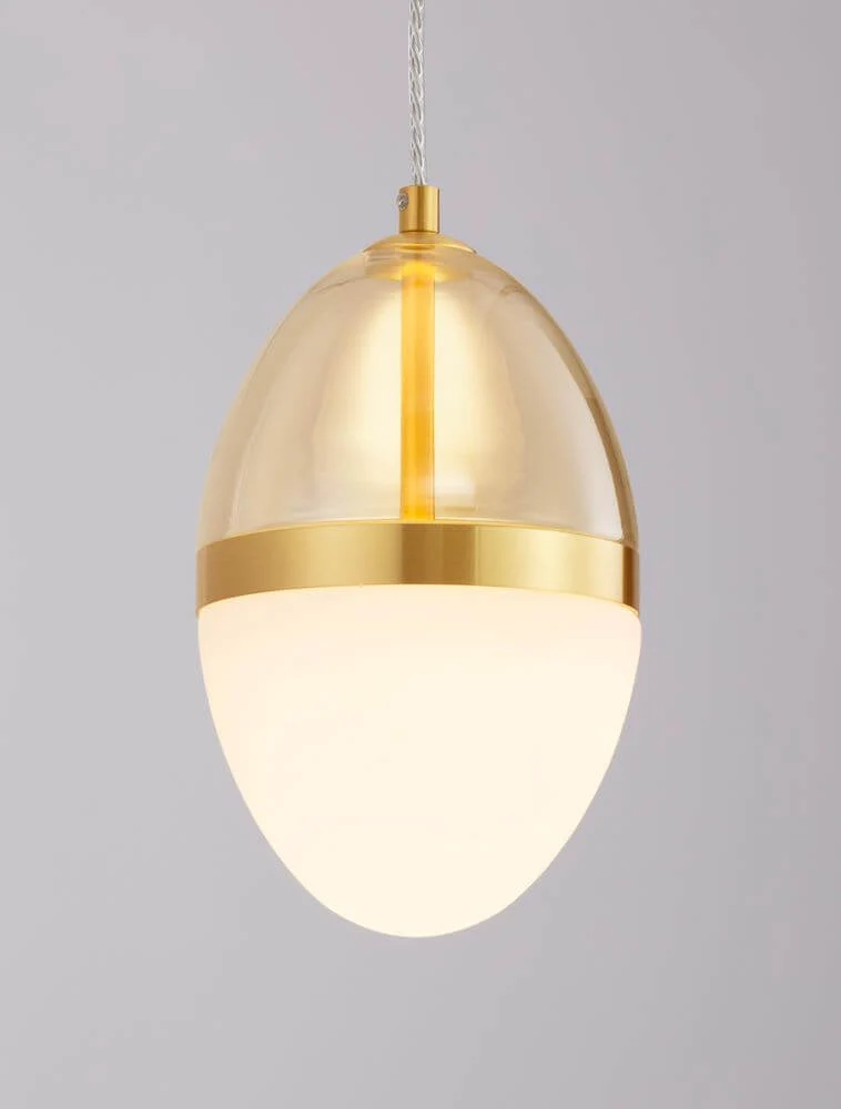 Egna Pendelleuchte Oval 3000K Gold