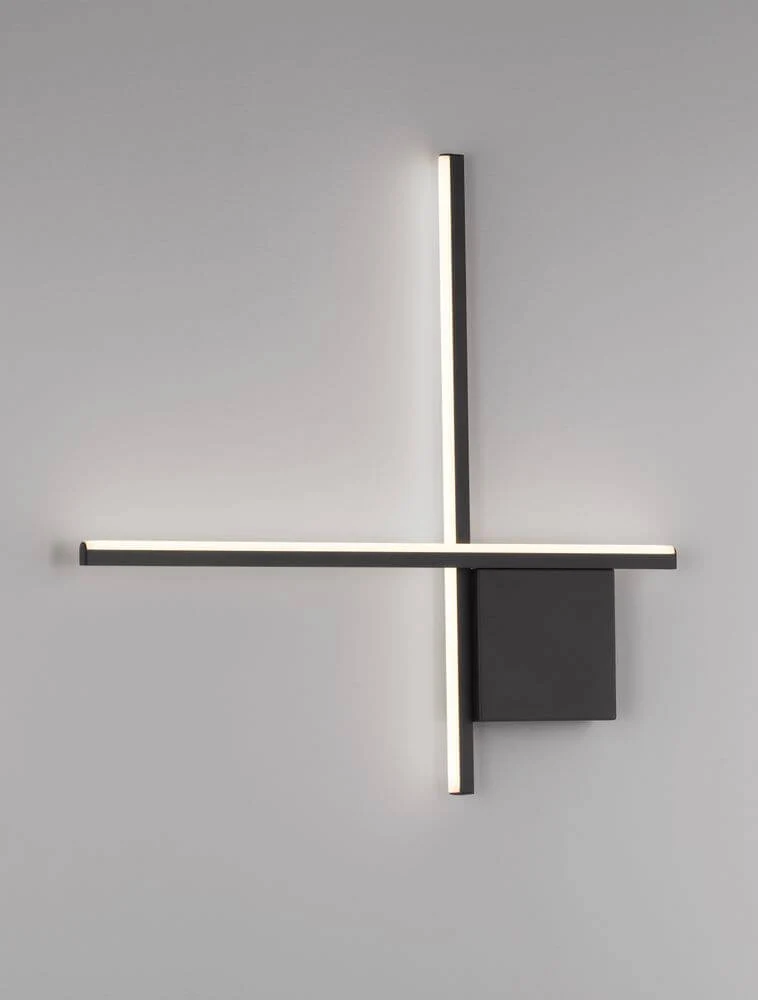 Cross LED Wandleuchte 50cm 2-flammig 2700K
