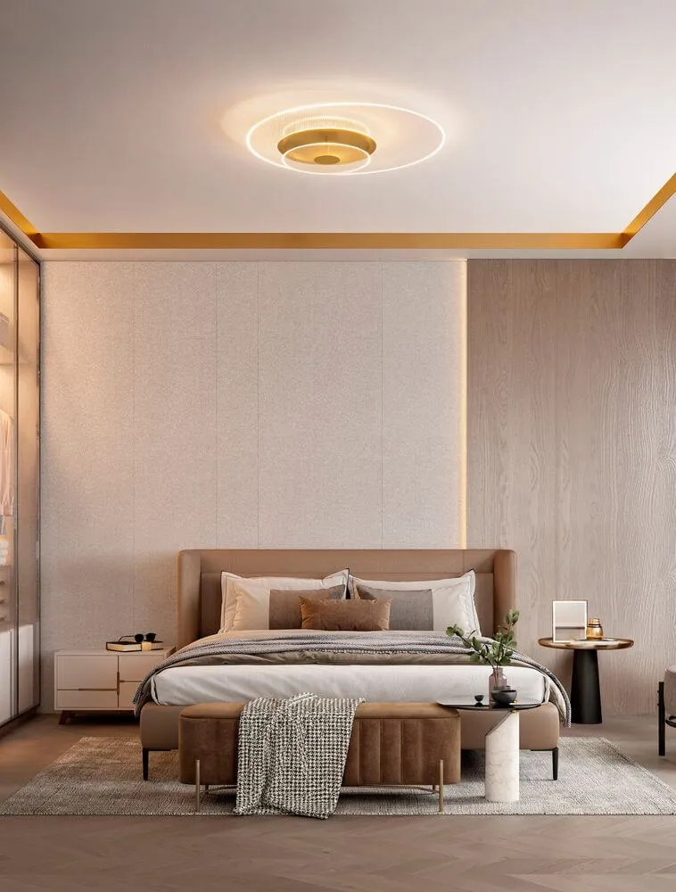 Copo LED Deckenleuchte 3000K Gold