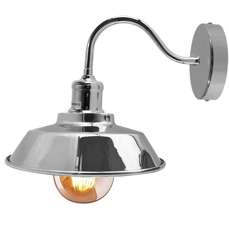 Modern Chrome farbe wandleuchte treppenhaus innen lampe~2025