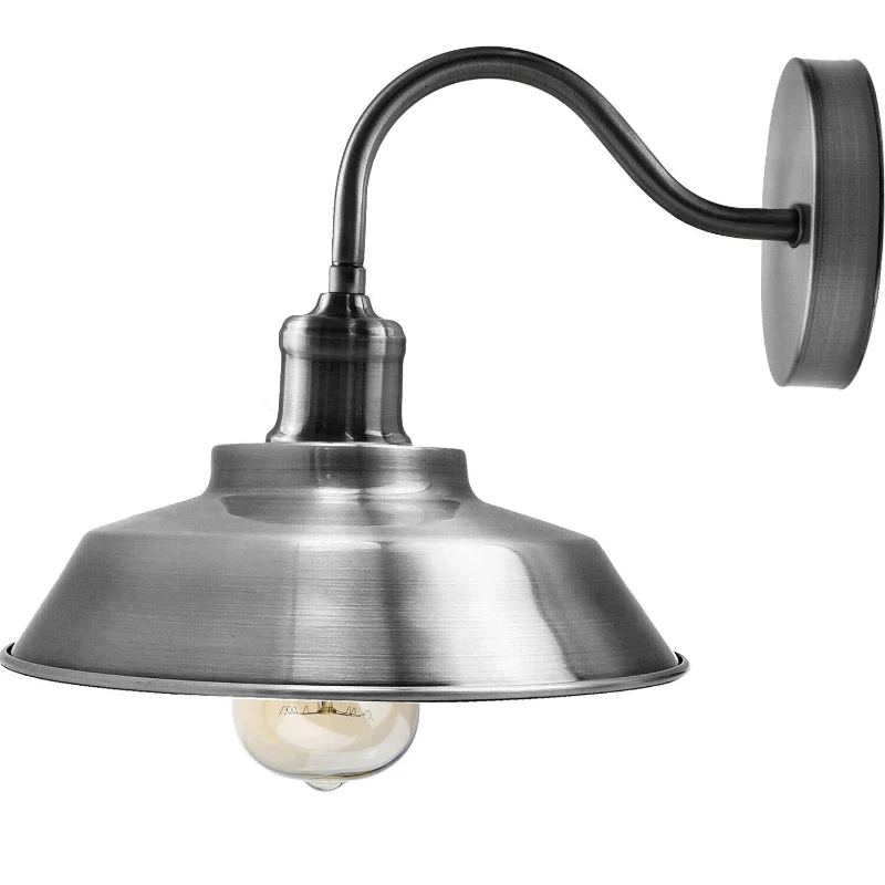 LEDSONE Wandlampe Satin Nickel Metal Lampenhalterung ~2021