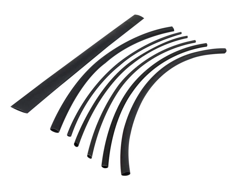 Klebe-Schrumpfschlauch 3:1, 6,4 mm, 1 m, Farbe schwarz, einzeln verpackt
