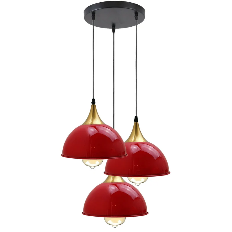Retro Pendelleuchte Esstisch 3-Flammig Fur Esszimmer~2104