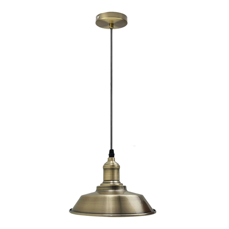 Moderne Deckenpendelleuchte in Messinggrün – E27 – 95cm Kabel~1998