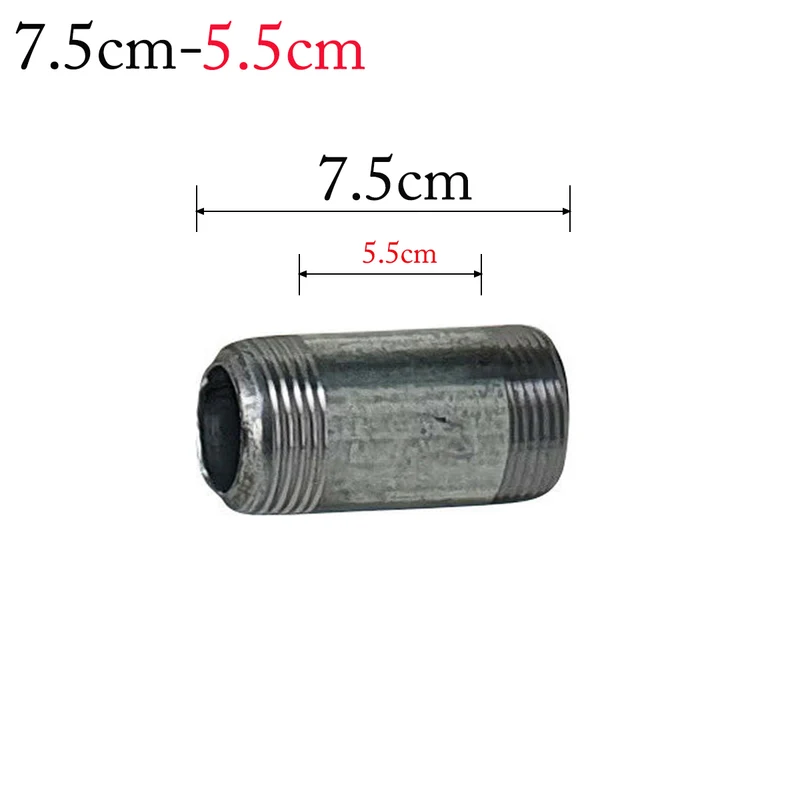 Verzinktes Gewinderohr aus Eisenrohr - 3/4 "Rohr aus Kohlenstoffstahl / Rohr 7,5 cm Rohrbeleuchtungszubehör~1977