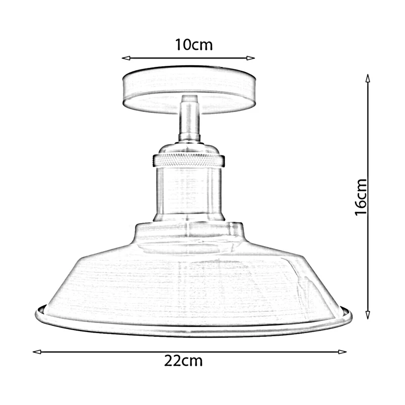 Deckenlampe 22 cm Gelbes Messing Pendelleuchte für esszimmer~2038